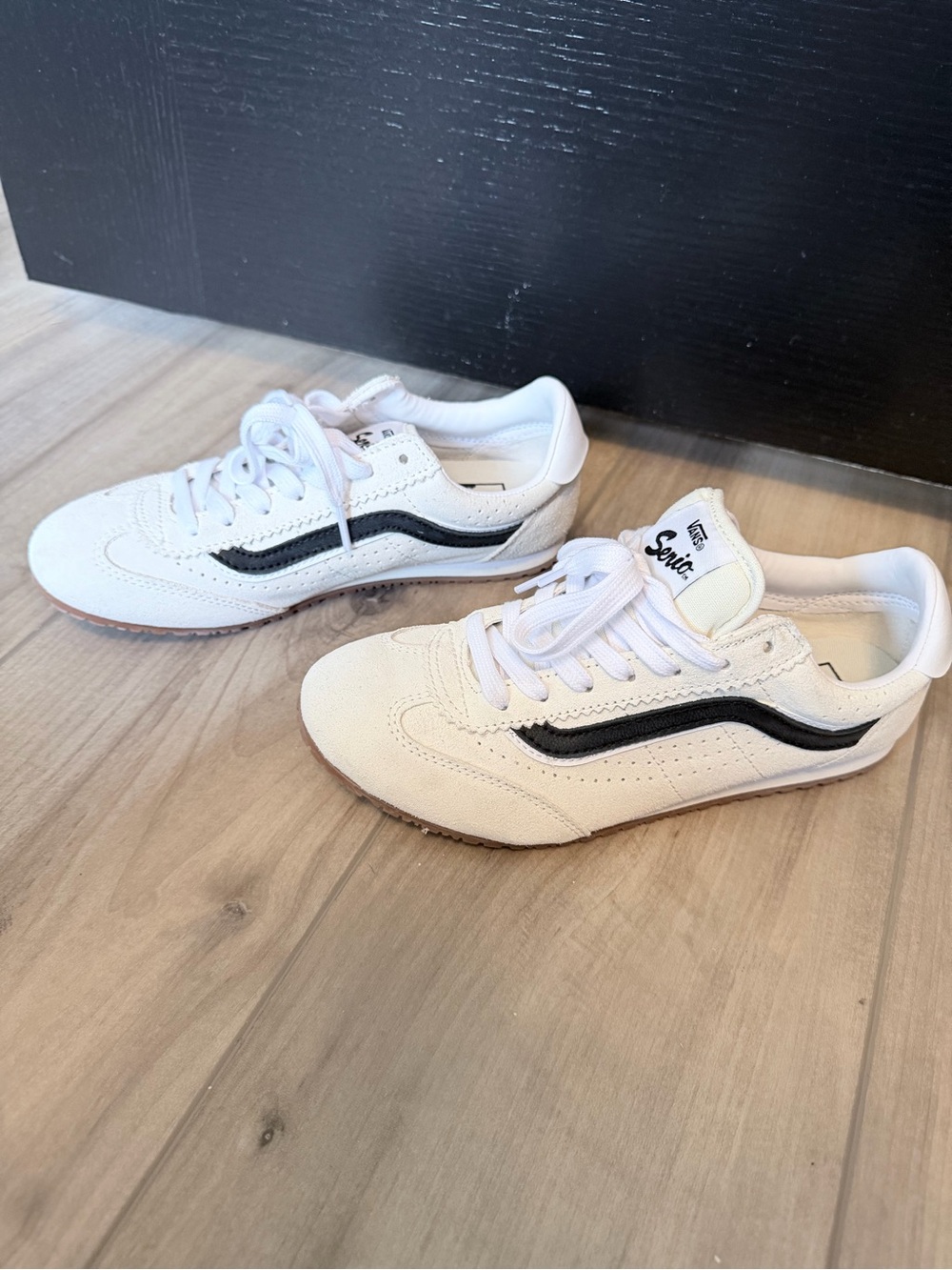Vans Women’s Super Lowpro Suede Sneakers with Black Stripe - Picture 9 of 12